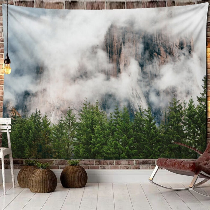 Mountains Psychedelic Tapestry Wall Hanging Tapis Cloth