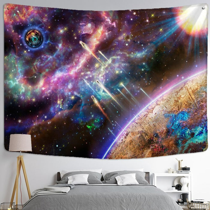 Universe Starry Sky Tapestry Wall Hanging Tapis Cloth
