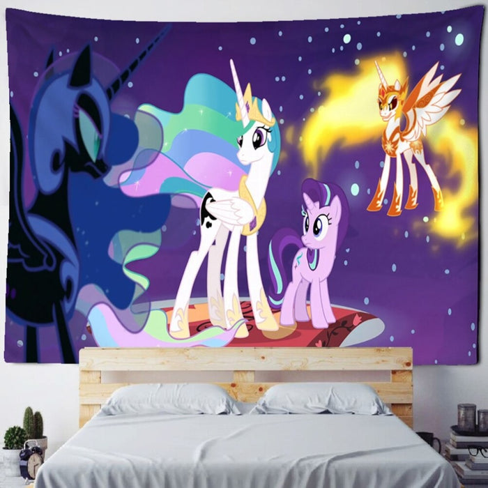 Unicorn Art Tapestry Wall Hanging Tapis Cloth