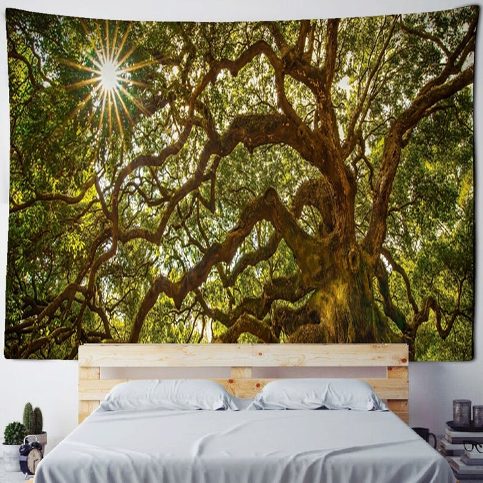 Natural Forest Scenery Tapestry Wall Hanging