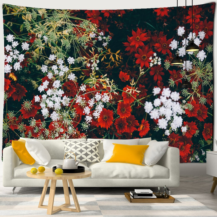 Flowers and Lights Tapestry Wall Hanging Tapis Cloth
