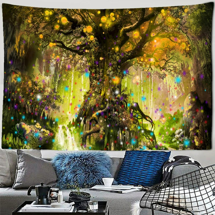 Ancient Trees Tapestry Wall Hanging Tapis Cloth
