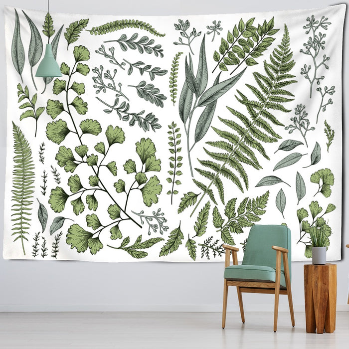 Tropical Plants Tapestry Wall Hanging Tapis Cloth
