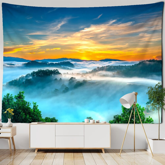 Sunshine Forest Tapestry Wall Hanging