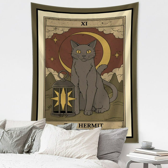 Cat Tapestry Wall Hanging Tapis Cloth