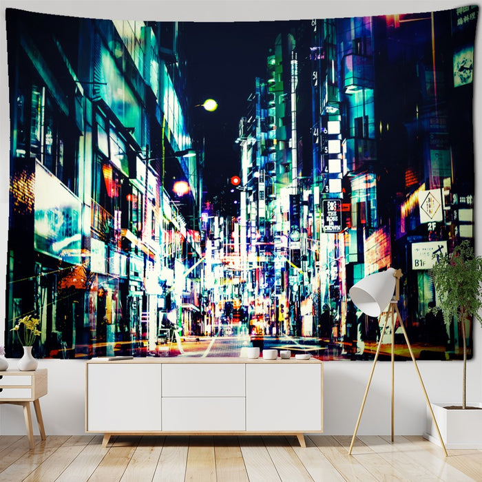 Japan Street Tapestry Wall Hanging Tapis Cloth