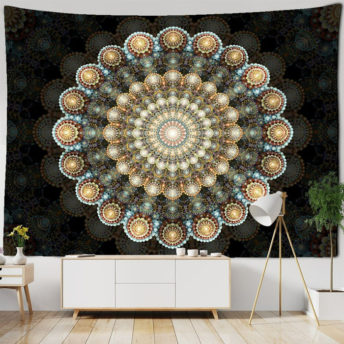 Mandala Pattern Tapestry Wall Hanging Tapis Cloth
