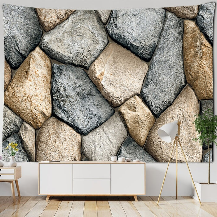 Stone Pattern Home Decor Tapestry Wall Hanging Tapis Cloth