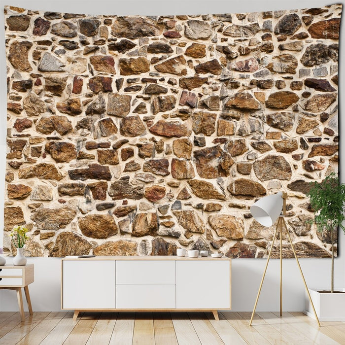 Stone Pattern Tapestry Wall Hanging Tapis Cloth