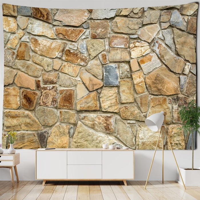 Stone Pattern Home Decor Tapestry Wall Hanging Tapis Cloth