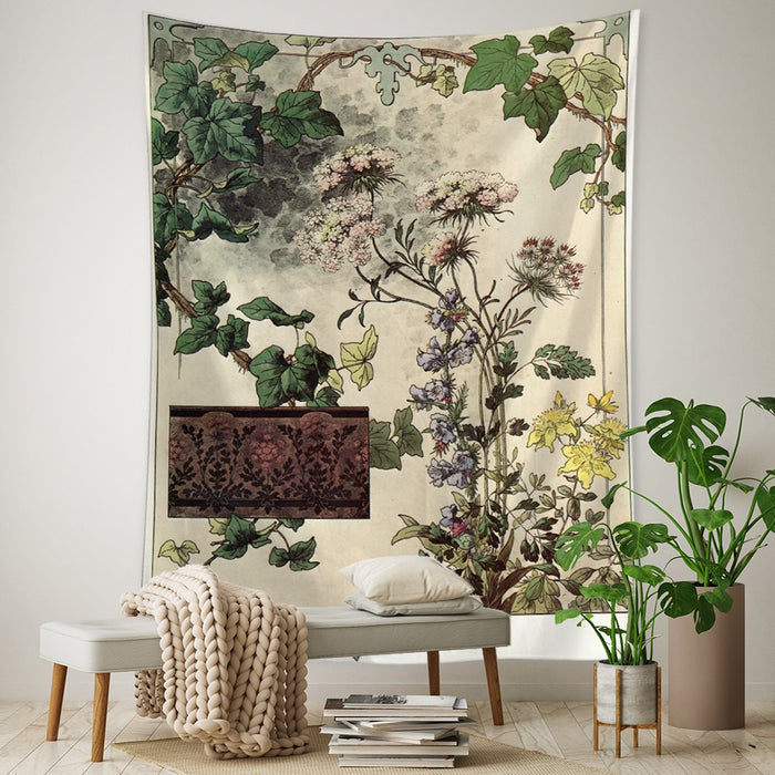 Vintage Art Tapestry Wall Hanging Tapis Cloth
