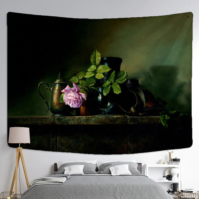 European-Style Oil Painting Tapestry Wall Hanging