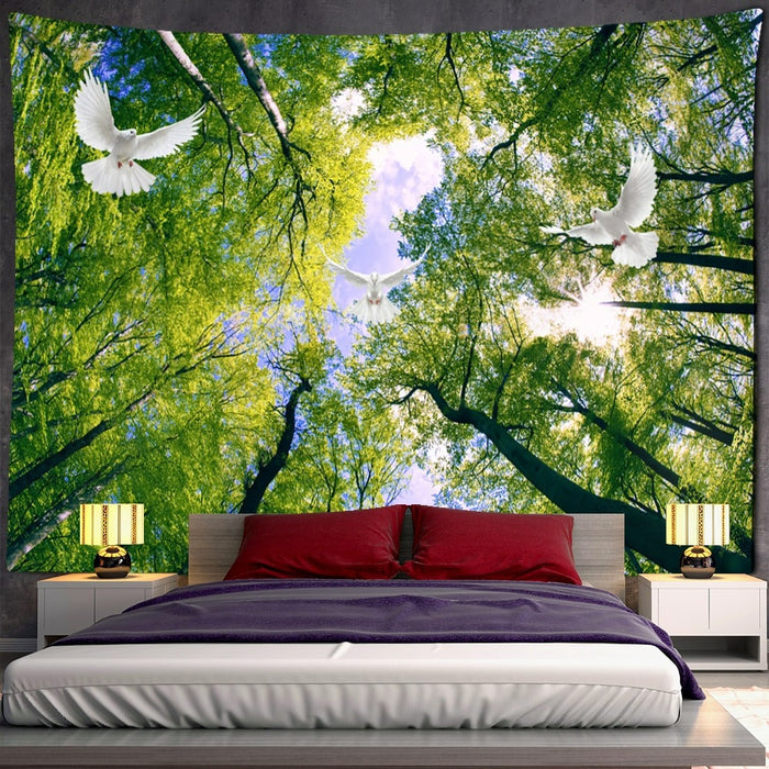 Nature Scenery For Room Decor Tapestry Wall Hanging Tapis Cloth