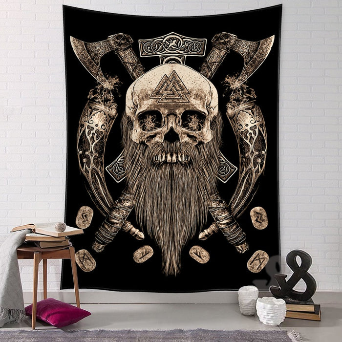 Viking Tapestry Wall Hanging Tapis Cloth