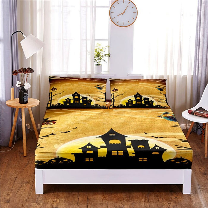 Holy Night Digital Printed Mattress Cover