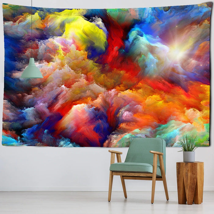 Mirage Colorful Clouds Tapestry Wall Hanging Tapis Cloth
