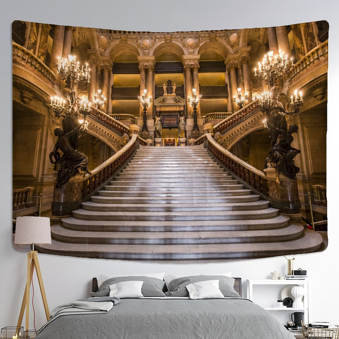 Opera House Tapestry Wall Hanging Tapis Cloth