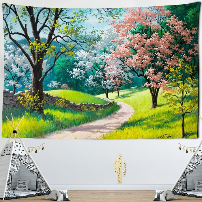 Blossom Tapestry Wall Hanging Tapis Cloth