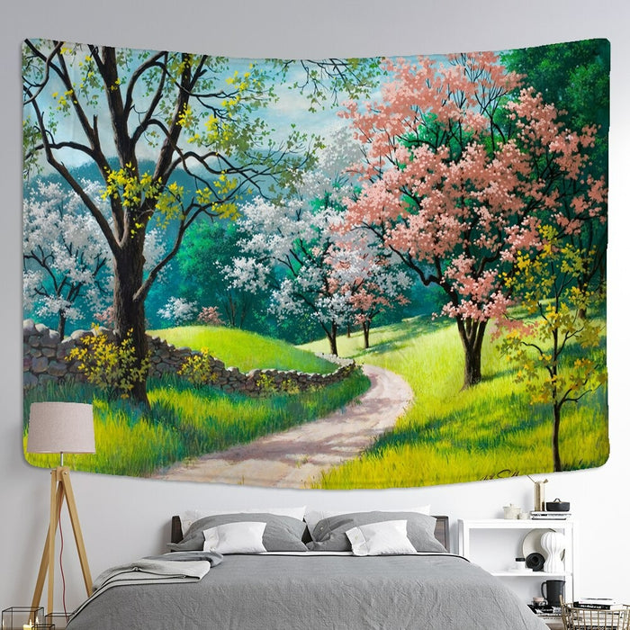 Blossom Tapestry Wall Hanging Tapis Cloth