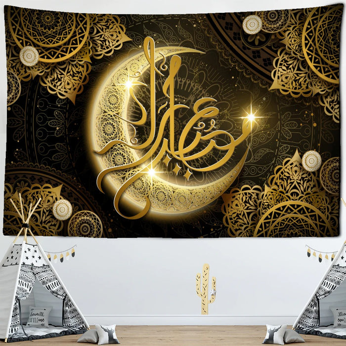 Ramadan Decorations Tapestry Wall Hanging Tapis Cloth