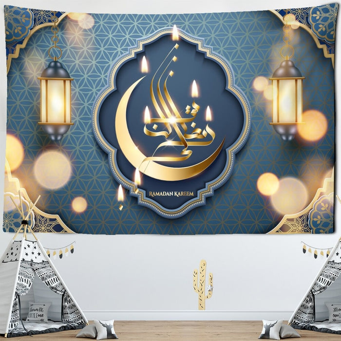 Ramadan Decorations Tapestry Wall Hanging Tapis Cloth