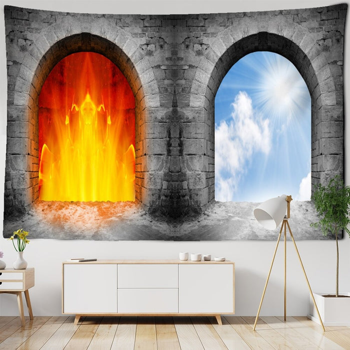 Sky Gate Tapestry Wall Hanging Tapis Cloth