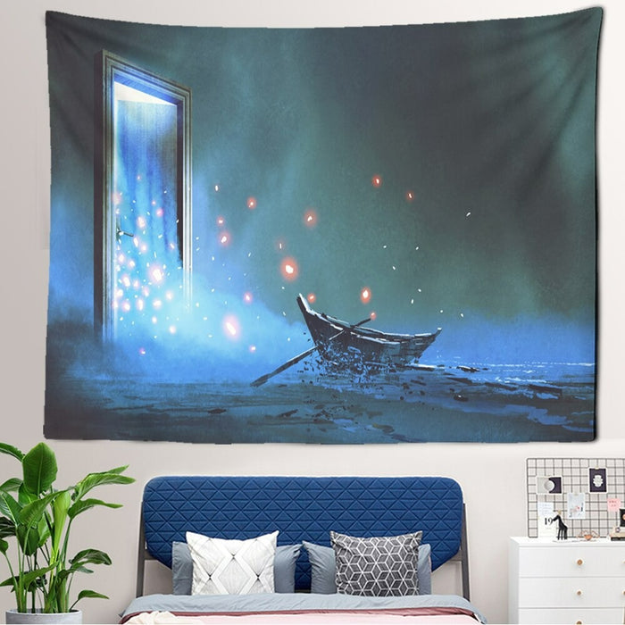 Space Time Tunnel Fairyland Tapestry Wall Hanging Tapis Cloth
