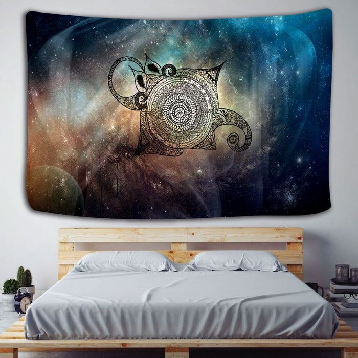 Starry Night Galaxy Tapestry Wall Hanging Tapis Cloth