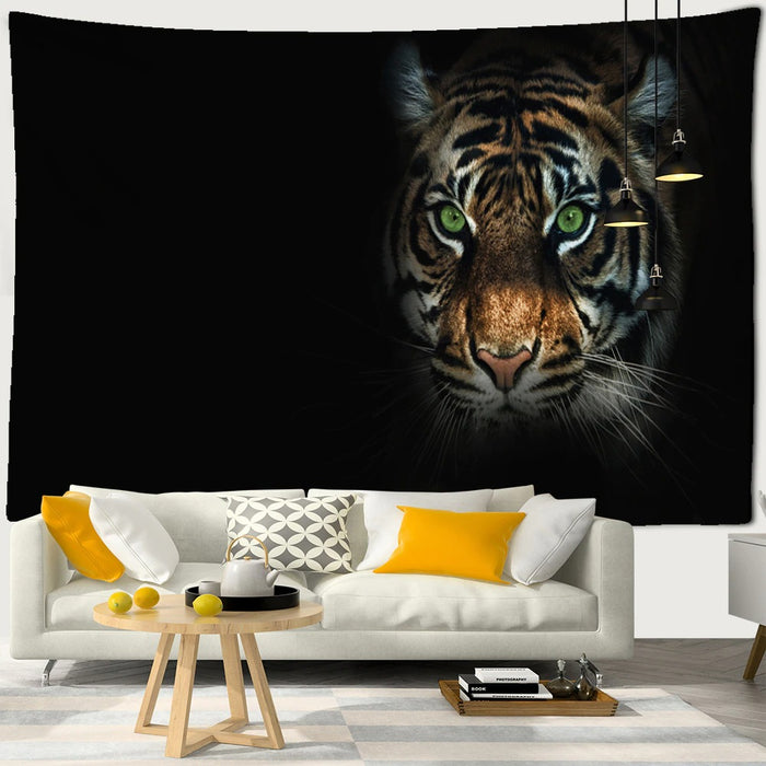 Animal Tiger Tapestry Wall Hanging Tapis Cloth