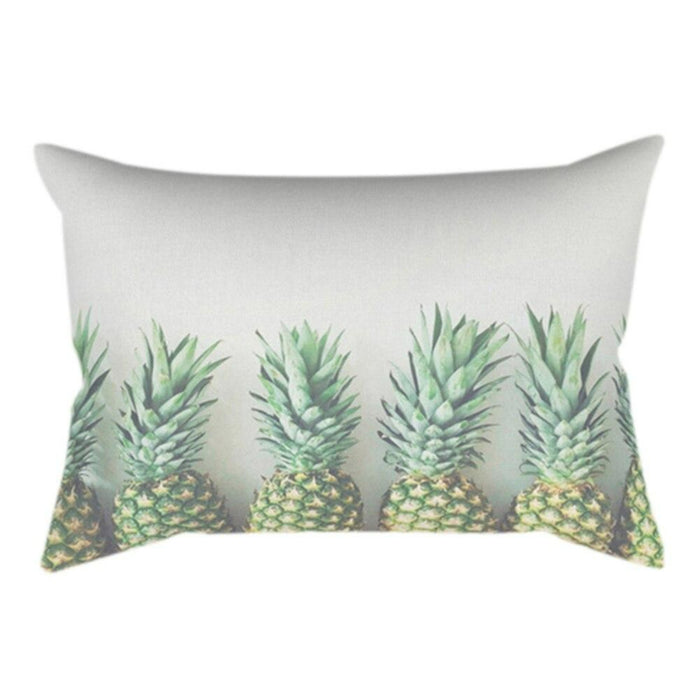 Color Plant Leaf Decorative Pillow Cover