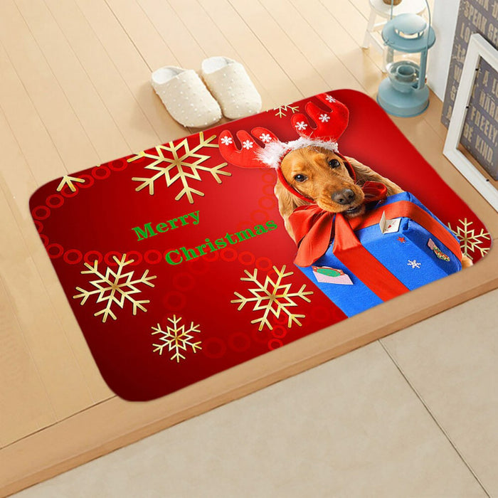 Anti-Slip Merry Christmas Floor Mat