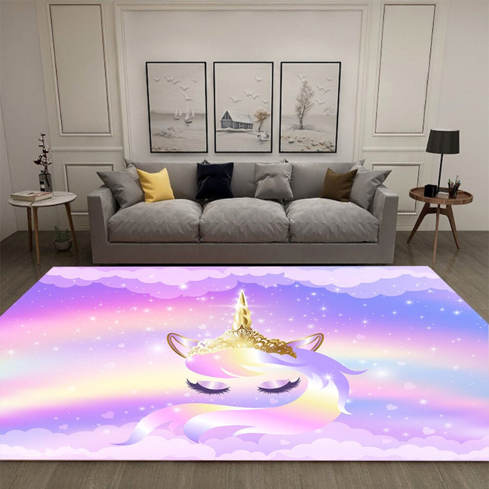 Non-Skid Unicorn Printed Floor Mat