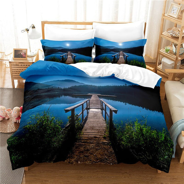 Beautiful Landscape Bedding Set