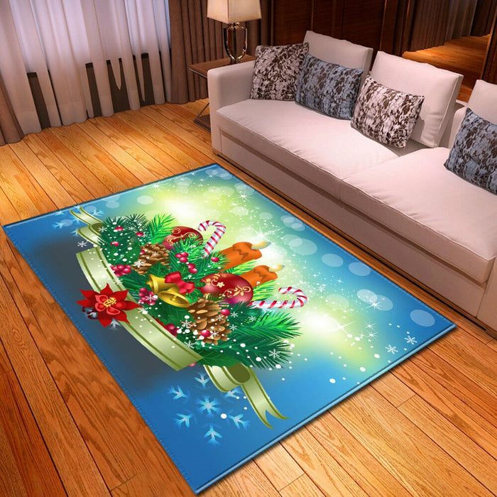 Anti-Slip Santa Claus Floor Mat