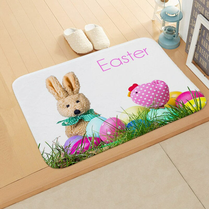 Easter Egg Designed Floor Carpet