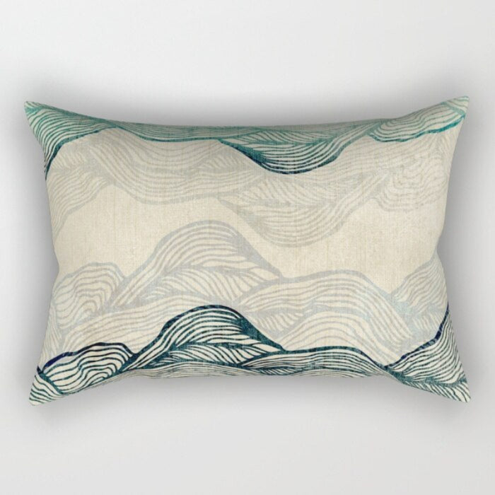 Designer Printed Rectangular Pillow Cover