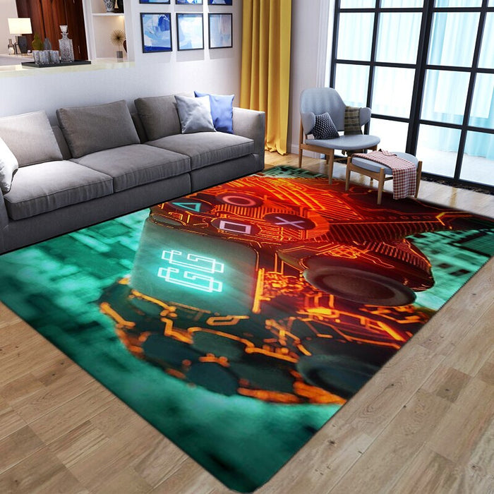 Non-Skid Controller Printed Floor Mat