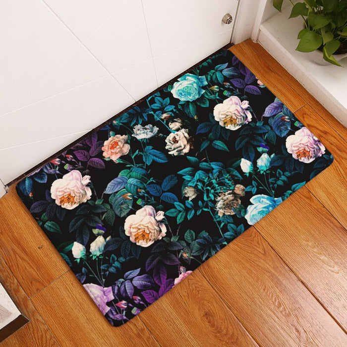 Flower Themed Anti-Slip Carpet