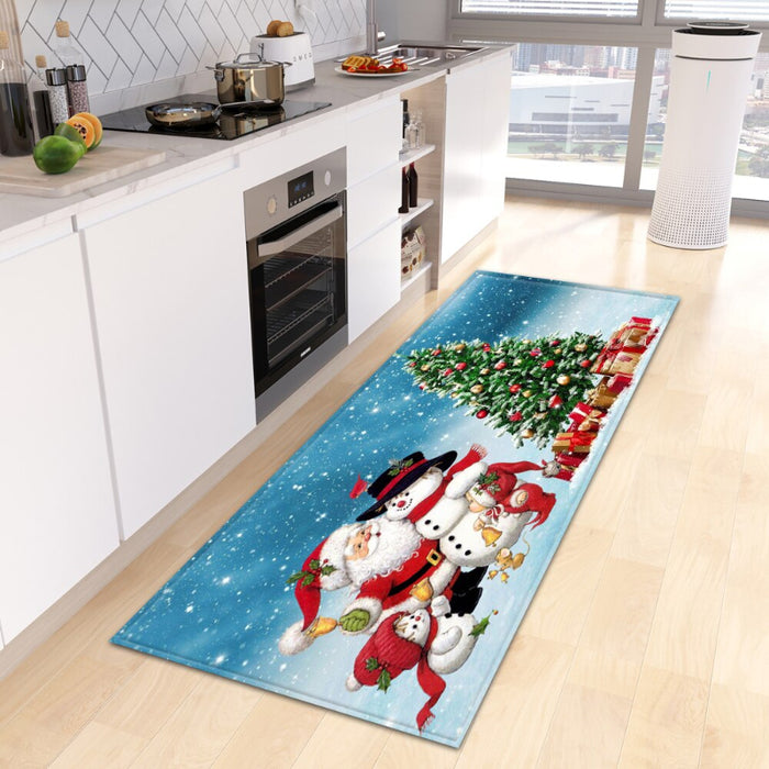 Anti-Slip Christmas Printed Floor Mat