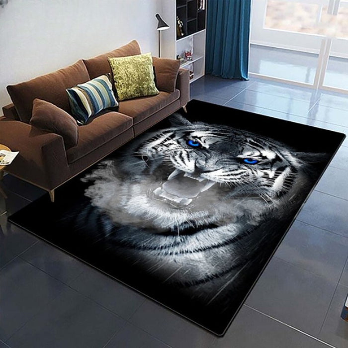 Non-Skid Tiger Pattern Printed Floor Mat