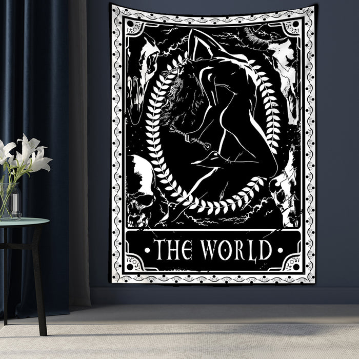 Tarot Card Tapestry Wall Hanging Tapis Cloth