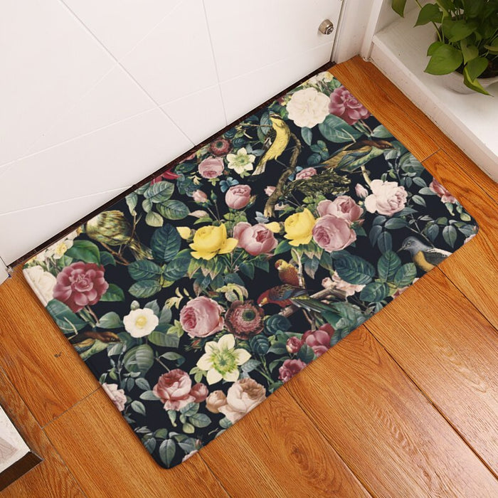 Flower Themed Anti-Slip Carpet