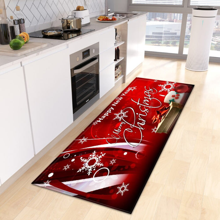 Anti-Slip Christmas Printed Floor Mat