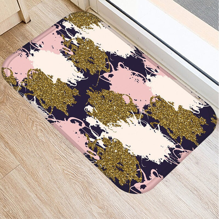 Non-Slip Painted Style Printed Floor Mat