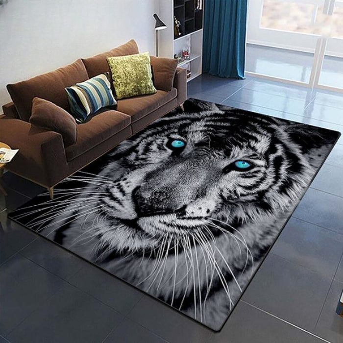 Non-Skid Tiger Pattern Printed Floor Mat