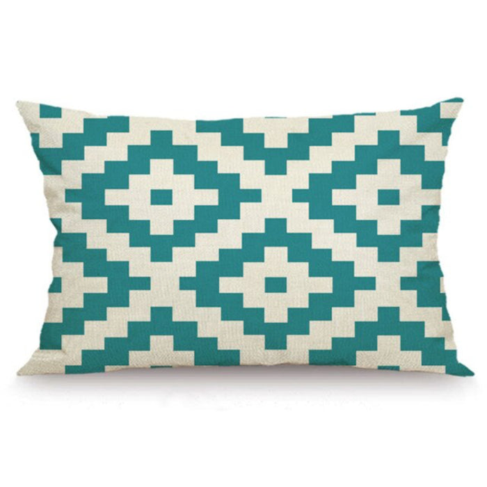 Bohemian Pattern Printed Rectangular Pillow Cover