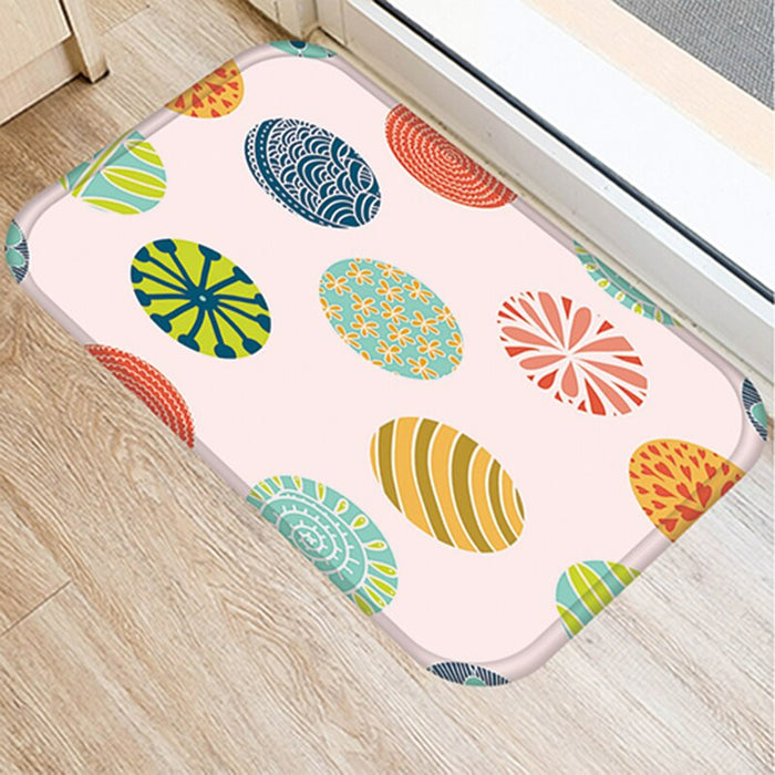 Rabbit Egg Patterned Floor Mat