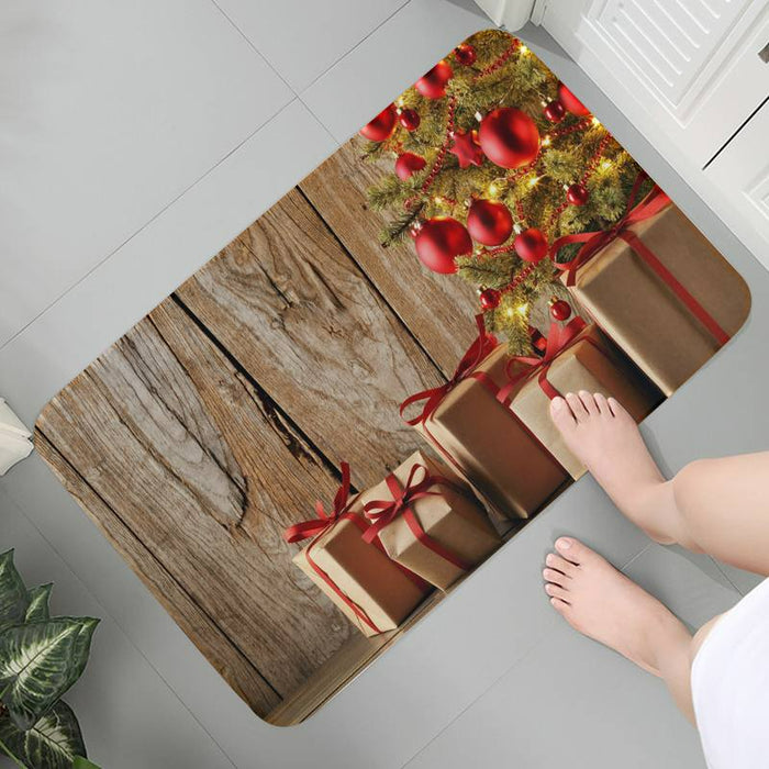 Home Decor Christmas Gift Printed Floor Mats