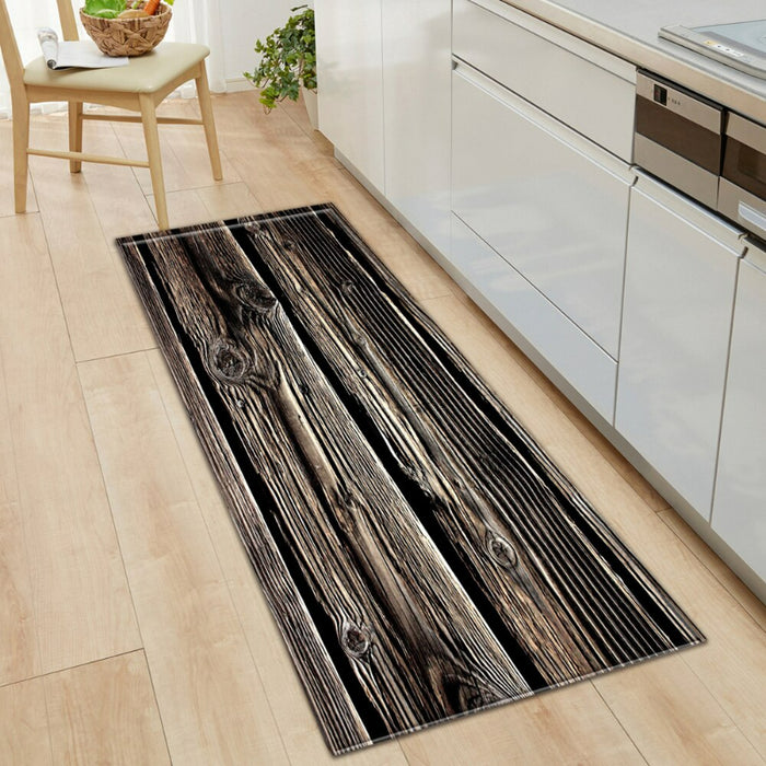 Decorative Wood Print Carpet