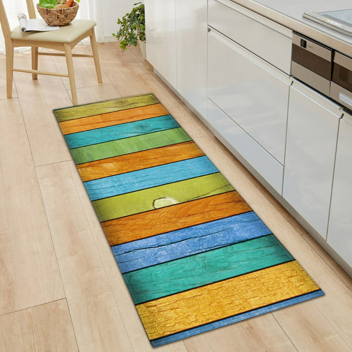 Decorative Wood Print Carpet